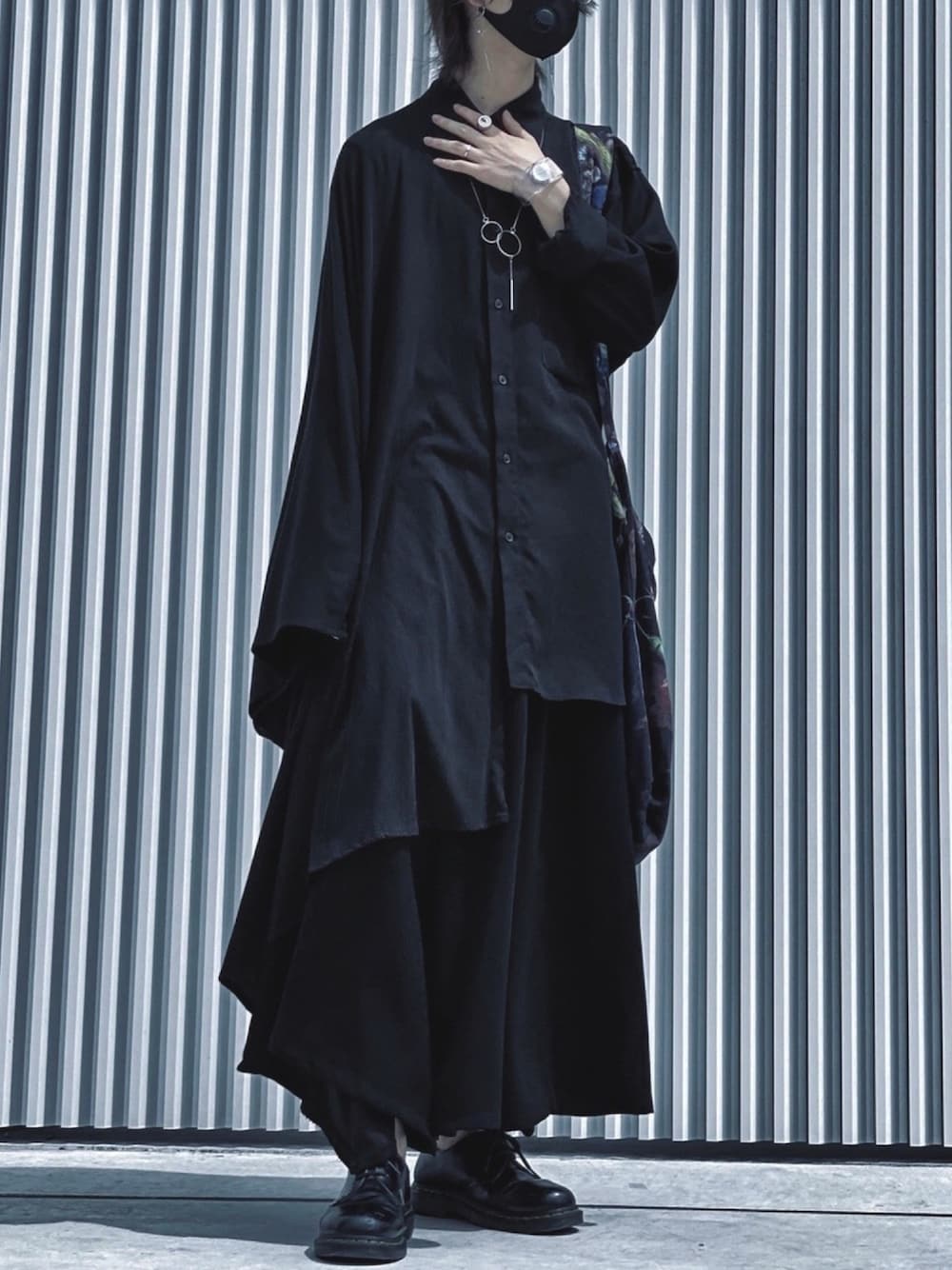 Yohji Yamamoto POUR HOMMEのスカートを使ったメンズ人気ファッション