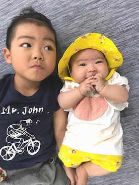 ☺︎KOTE&OTO☺︎さん（キッズ・60cm）の夏コーディネート