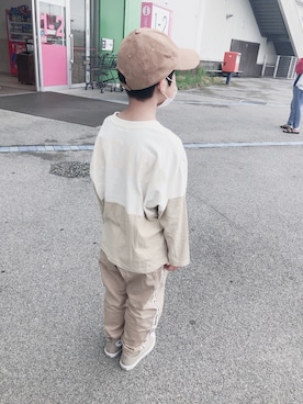 kanさん（キッズ・120cm）の春コーディネート
