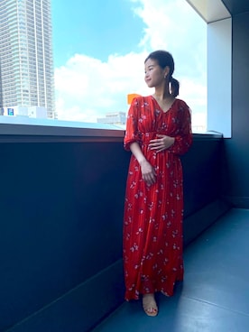 「abahouse」｜「アイテム（ワンピース/ドレス）」を使った、Mizuki さん（レディース・152cm）の春コーディネート