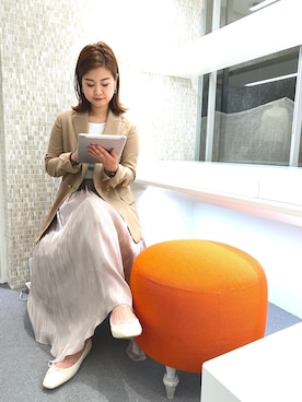 「FONCE（フォンセ）のアイテム」を使った、Mizuki さん（レディース・152cm）の春コーディネート