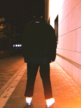 「airmax」｜「アイテム（ナイロンジャケット）」を使った、4321さん（メンズ・171cm）の冬コーディネート
