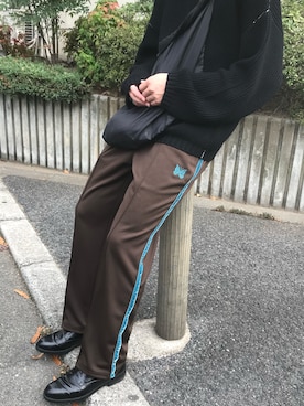 「nonnative（ノンネイティブ）のアイテム（バッグ）」を使った、なすさん（メンズ・180cm）の秋コーディネート