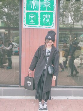 Erica_Chengさん(レディース・161cm)の冬コーディネート