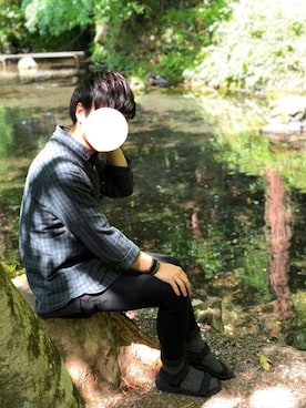 「アイテム（バングル/リストバンド）」を使った、koooooooki🦅さん（メンズ・175cm・20代）の春コーディネート