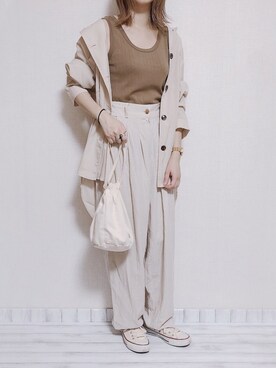 sakiさん（レディース・159cm）の夏コーディネート