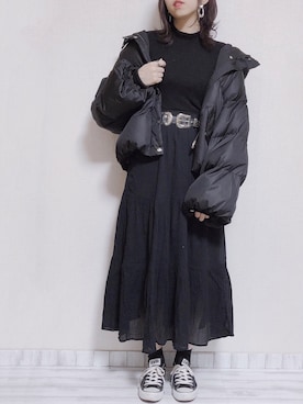 「pairpair」｜「アイテム（ブルゾン）」を使った、sakiさん（レディース・159cm）の秋コーディネート