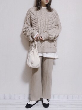 sakiさん（レディース・159cm）の冬コーディネート