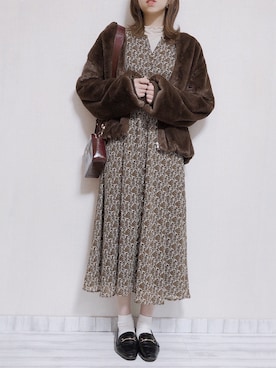 sakiさん（レディース・159cm）の冬コーディネート