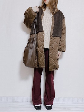 sakiさん（レディース・159cm）の冬コーディネート