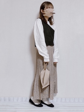 sakiさん（レディース・159cm）の春コーディネート