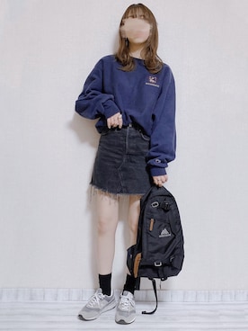 「グレゴリー」｜「アイテム（その他）」を使った、sakiさん（レディース・159cm）の春コーディネート