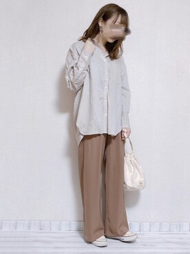 「CONVERSE（コンバース）のconverse（コンバース） ALL STAR OX（オールスターOX）（スニーカー）」を使った、sakiさん（レディース・159cm）の春コーディネート