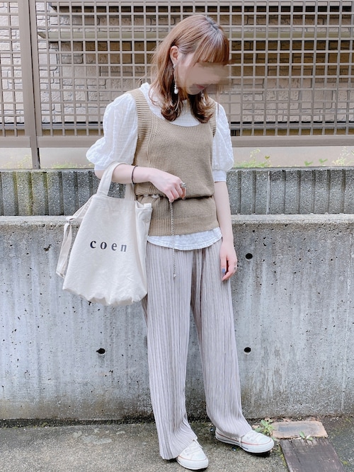 Sakiさんのタンクトップを使ったコーディネート Zozotown Sakiさんのタンクトップを使ったコーディネート Zozotown