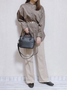 「SENSE OF PLACE by URBAN RESEAR」｜「アイテム（その他）」を使った、sakiさん（レディース・159cm）の秋コーディネート