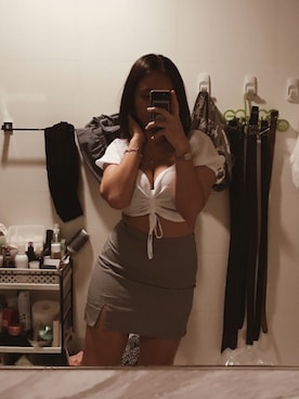 「skirt」｜「アイテム（腕時計）」を使った、rach 🦋さん（レディース・163cm）の春コーディネート