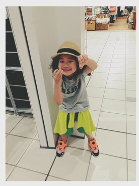 Fujinさん（キッズ・110cm）の夏コーディネート