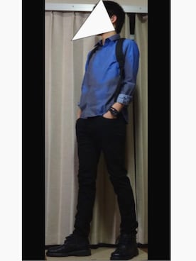 「LOGOS（ロゴス）のアイテム（バッグ）」を使った、YaTmさん（メンズ・179cm）の冬コーディネート