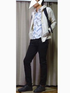 「LOGOS（ロゴス）のアイテム（バッグ）」を使った、YaTmさん（メンズ・179cm）の冬コーディネート