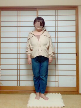 「AFRICA TARO（アフリカタロウ）のアイテム」を使った、ゆかちんさん（レディース・160cm）の夏コーディネート