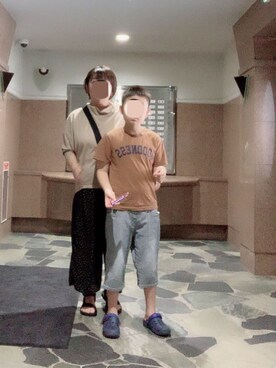 「AFRICA TARO（アフリカタロウ）のアイテム」を使った、ゆかちんさん（レディース・160cm）の秋コーディネート