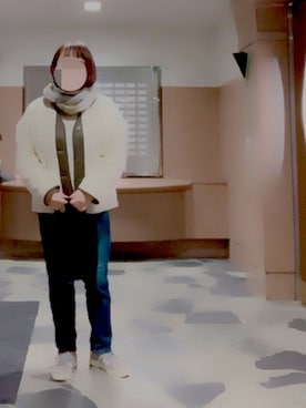 「AFRICA TARO（アフリカタロウ）のアイテム」を使った、ゆかちんさん（レディース・161cm）の冬コーディネート