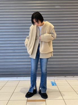 harukaさん（レディース・155cm）の冬コーディネート