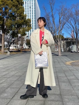 harukaさん（レディース・155cm）の冬コーディネート