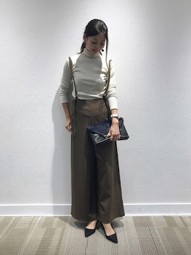 「ファークラッチ」｜Funatto♡さん（レディース・161cm）の秋コーディネート