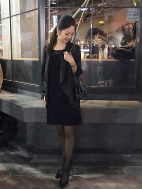 「chanel」｜「アイテム（その他アウター）」を使った、Funatto♡さん（レディース・161cm）の秋コーディネート