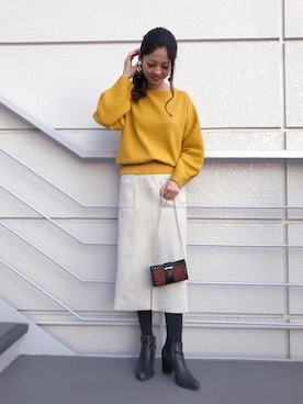 Funatto♡さん（レディース・161cm）の冬コーディネート