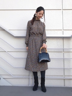 Funatto♡さん（レディース・161cm）の冬コーディネート