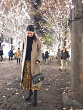 「city（シティ）のアイテム」を使った、Funatto♡さん（レディース・161cm）の冬コーディネート