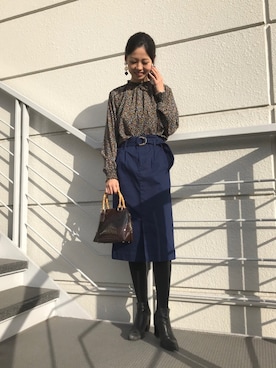 Funatto♡さん（レディース・161cm）の冬コーディネート