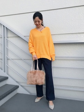 Funatto♡さん（レディース・161cm）の冬コーディネート