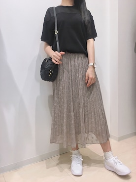 「シフォンスカート」｜堺北花田INTERPLANETさん（レディース・168cm）の夏コーディネート