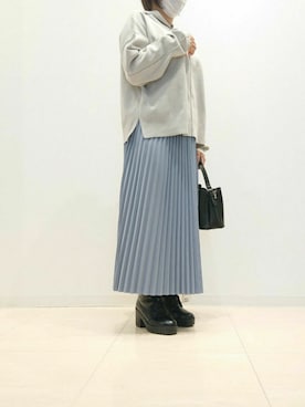 「INTERPLANET（インタープラネット）のアイテム（トップス）」を使った、堺北花田INTERPLANETさん（レディース・152cm）の冬コーディネート