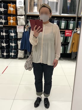 「SUGAR CANE（シュガーケーン）のアイテム」を使った、まぁこさんさん（レディース・169cm）の秋コーディネート