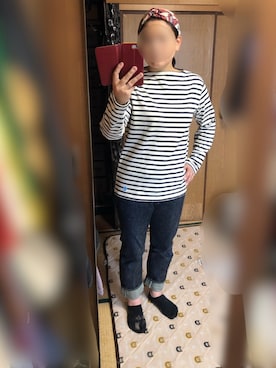「SUGAR CANE（シュガーケーン）のアイテム」を使った、まぁこさんさん（レディース・169cm）の秋コーディネート