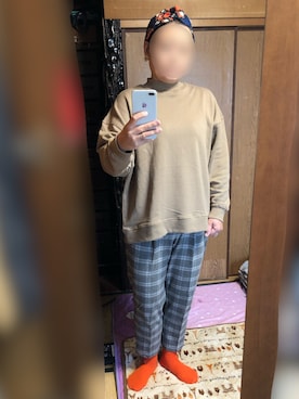 「IRODORI（イロドリ）のアイテム」を使った、まぁこさんさん（レディース・169cm）の秋コーディネート