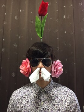 「アイテム（その他）」を使った、Kさん（メンズ・182cm）の春コーディネート