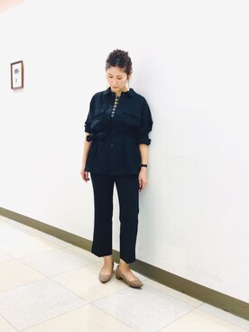 「NARACAMICIE（ナラカミーチェ）のアイテム（ブルゾン）」を使った、telo2.8さん（レディース・164cm）の秋コーディネート