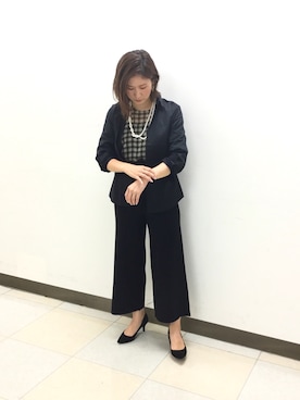 「NARACAMICIE（ナラカミーチェ）のアイテム」を使った、telo2.8さん（レディース・164cm）の秋コーディネート