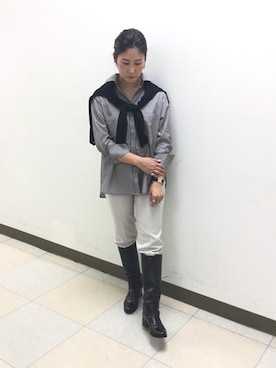 「NARACAMICIE（ナラカミーチェ）のアイテム」を使った、telo2.8さん（レディース・164cm）の秋コーディネート