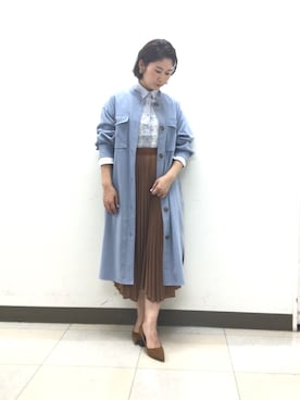 「ナラカミーチェ」｜「アイテム（その他アウター）」を使った、telo2.8さん（レディース・164cm）の冬コーディネート