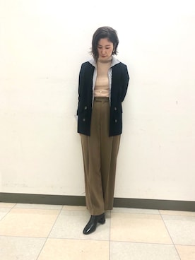 「NARACAMICIE（ナラカミーチェ）のアイテム」を使った、telo2.8さん（レディース・164cm）の冬コーディネート