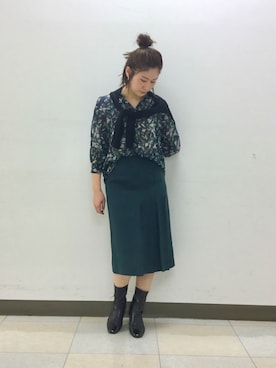 「NARACAMICIE（ナラカミーチェ）のアイテム」を使った、telo2.8さん（レディース・164cm）の冬コーディネート