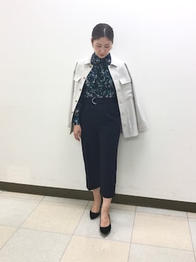「ナラカミーチェ」｜「アイテム（セットアップ）」を使った、telo2.8さん（レディース・164cm）の冬コーディネート
