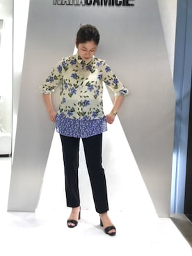 「NARACAMICIE（ナラカミーチェ）のアイテム」を使った、telo2.8さん（レディース・164cm）の春コーディネート