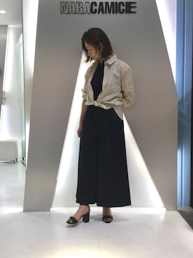 「ナラカミーチェ」｜「アイテム（オールインワン・サロペット）」を使った、telo2.8さん（レディース・164cm）の春コーディネート